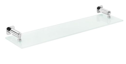 Étagère basique en verre chromé BC-02