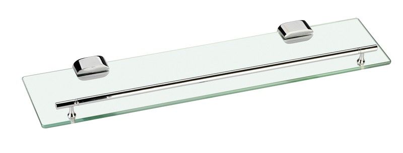 Repisa cristal cromo Diva_02 Pyp