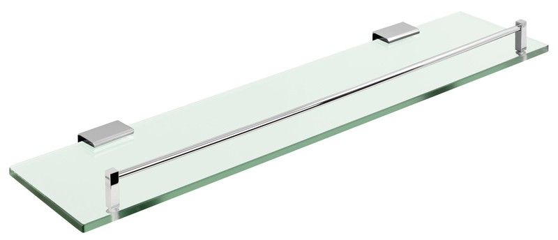 Repisa cristal cromo Kiro_02 Pyp