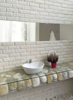 Wandtegels London Blanco 2x6,5x21cm Verniprens