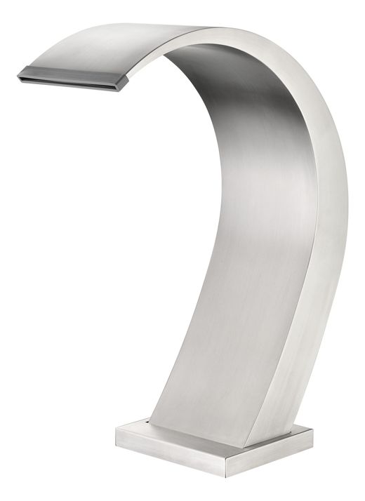 Rociador cascada de piscina Iguazú 20 cm acero inoxidable S.316
