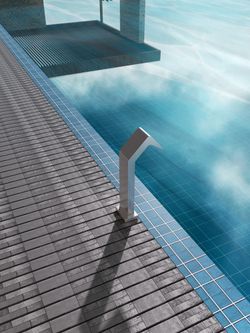 Rociador cascada de piscina Niagara 15 cm acero inoxidable S.316