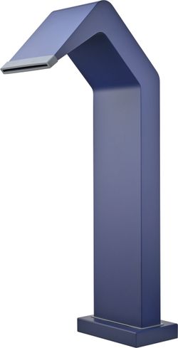 Rociador cascada de piscina Niagara 15 cm azul océano acero S.316