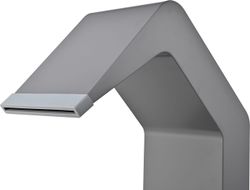 Rociador cascada de piscina Niagara 15 cm gris cobalto acero S.316