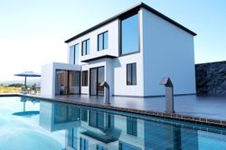 Rociador cascada de piscina Niagara 15 cm gris cobalto acero S.316