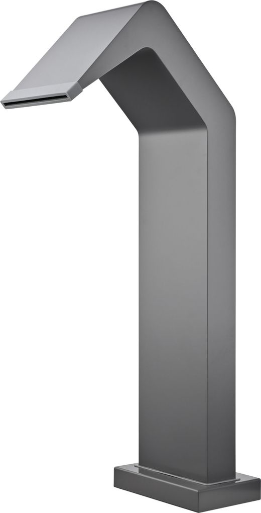 Rociador cascada de piscina Niagara 15 cm gris cobalto acero S.316