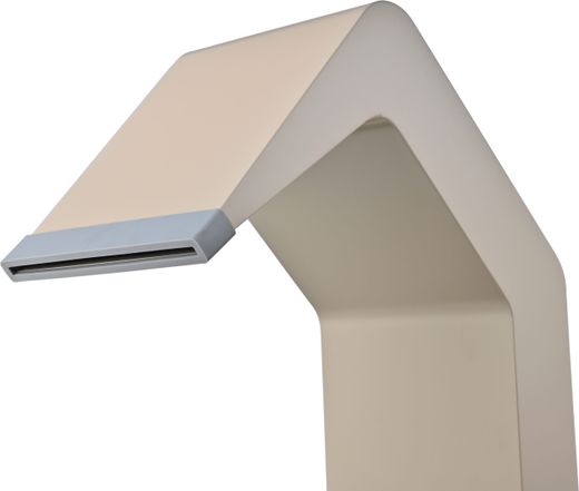 Rociador cascada de piscina Niagara 15 cm moka acero S.316