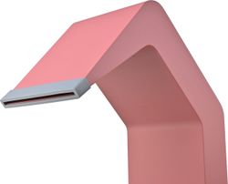 Rociador cascada de piscina Niagara 15 cm rosa coral acero S.316