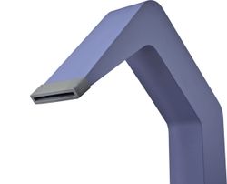 Rociador cascada de piscina Niagara 6 cm azul océano acero S.316