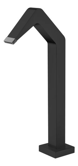 Rociador cascada de piscina Niagara 6 cm negro mate acero S.316