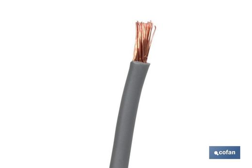Rouleau de Câble H07V-K 1X6Mm2 Gris (100M)