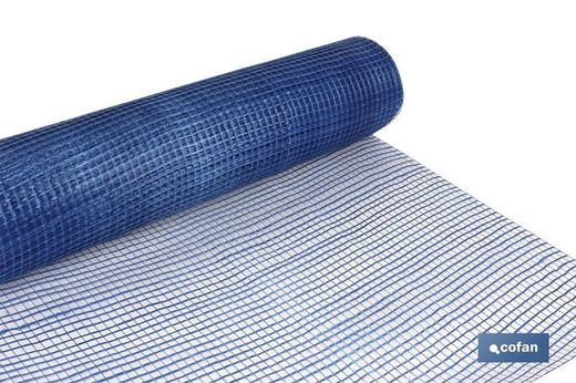 Rollo De 1X10 M Malla De Fibra De Vidrio 10X10 Mm Revocos Mortero