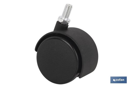 Roue en plastique Ø50Mm Vis 10X15Mm