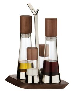 Set 4 pcs. lata de óleo cor de tabaco