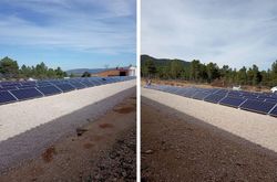 Support panneau solaire Vernisol