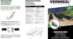 Support panneau solaire Vernisol
