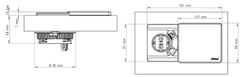 Square 80 network socket + usb