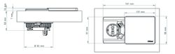 Square 80 network socket + usb