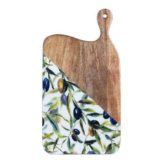 Tabla de madera aceitunas 1,7 cm x 19 cm x 35 cm
