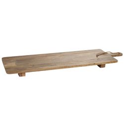 Ευθεία σανίδα κοπής Διαστάσεις: 6 cm x 30,5 cm x 100 cm Υλικό: Ξύλο Καθαρό βάρος: 3.150 γραμμάρια.