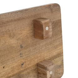 Ευθεία σανίδα κοπής Διαστάσεις: 6 cm x 30,5 cm x 100 cm Υλικό: Ξύλο Καθαρό βάρος: 3.150 γραμμάρια.