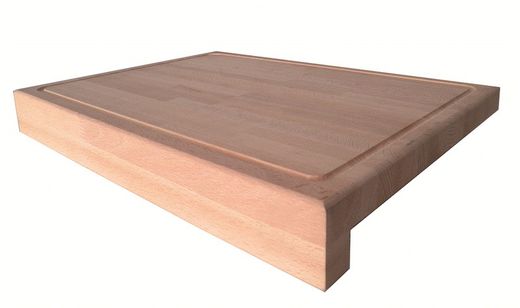 Table de plateau en bois de hêtre naturel