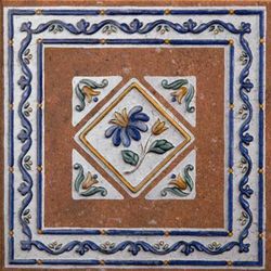 Taco porcelánico Mariola caldera 16,5x16,5 Azuliber