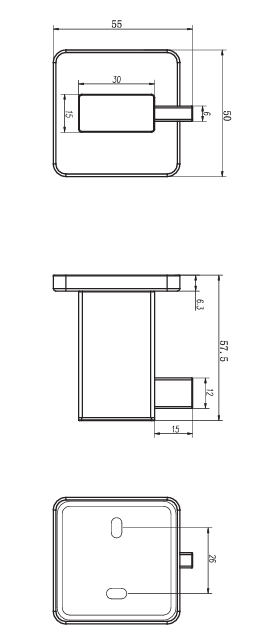 Technic Percha Individual Oro Cepillado Medimex