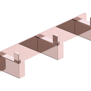 Technic Percha Triple Oro Rosa Cepillado Medimex