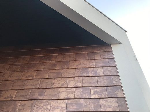 Platt takpanne Flat-5XL Tokyo koppar Tejas Borja