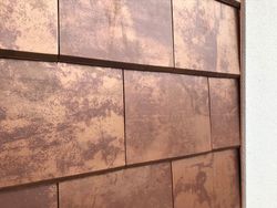 Platt takpanne Flat-5XL Tokyo koppar Tejas Borja