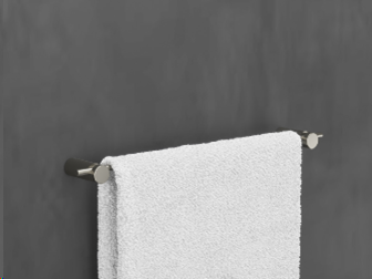 Time 50Cm Toallero Black Gun Metal Medimex