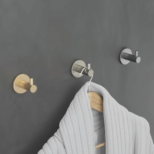 Time Percha Individual Níquel Cepillado Medimex