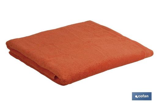 Serviette de toilette Orange Gr.580 / M2 Modèle Amanecer 30X50Cm
