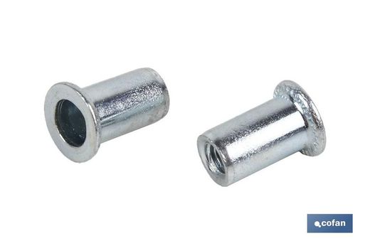 Tuercas Remachables Acero Anchas M10