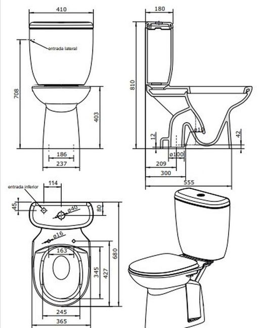 WC WC Complete Luxor Unisan