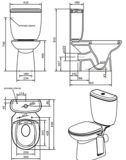 Toilet Toilet S / H Full Luxor Unisan