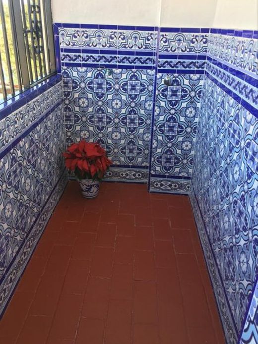 Handbeschilderde Sevilliaanse plint mod.103